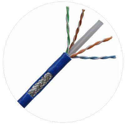 中国 23Awg 0.57mm Cat 6 イーサネット LAN ケーブル 305M ロール アンチエイジング 販売のため