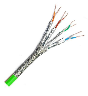 中国 屋内屋外 24Awg SFTP Cat 8 イーサネット LAN ケーブル 100m 305m 500m 販売のため