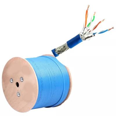 China 23AWG*4P Lan Cable Cat7 305m Suporte 10-Gigabit Ethernet Netword Transmissão à venda