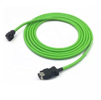 China Cable codificador de 19 pines IP67 M23 para servomotor latón niquelado en venta