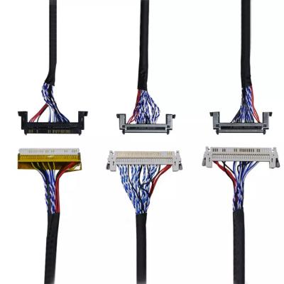 China OEM ODM ROHS 0,4 mm Paso LVDS Cable 30 Pin 40 Pin 50 Pin en venta