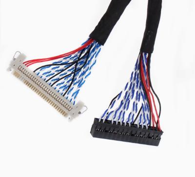 China Lvds 40 Pin Cable Shielded Low-Voltage Harness para transmissão de dados e aplicações de exibição à venda