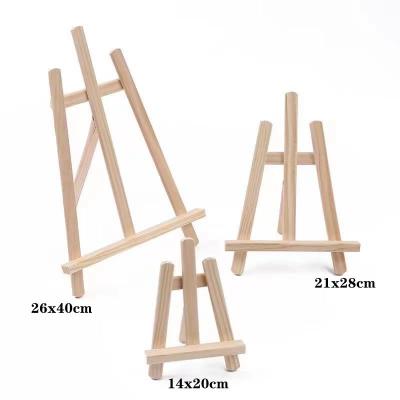 China 21*28CM High Quality Eco-friendly Mini Portable Wooden Easel Desktop Display Decoration Artist Painting Sketch for sale