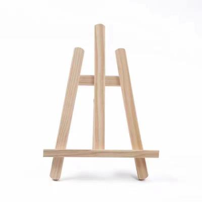 China High Quality Polished Wooden Easel Art Display Stand Mobile Desktop Easel for sale