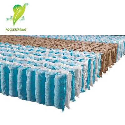 China New Product Foldable 5 Zones 2.1mm, 2.3mm Independent Rolling Mattress Pocket Spring Steel And Nonwoven Materials Spring For Mattress for sale