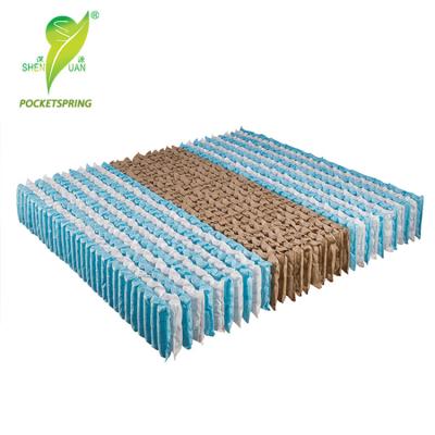 China China Manufacturer High Elastic Druable 5 Zones King Queen Full Twin Size Foldable Pocket Spring For Euro Mattress for sale