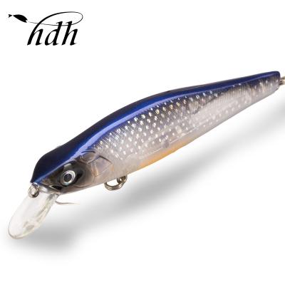 China Hard ABS Plastic Fishing Tackle Trout Lure Minnow Fishing Lure 2021 Tiruan umpan umpan saltwater 80mm floating minnow lures for sale