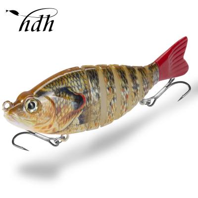 China Updated Foam OEM ODM Fishing Lure Fishing Tackle Hard Lure Jointed Artificial Multi Bait Bait 105mm 17g Swimbait Slip Bait for sale