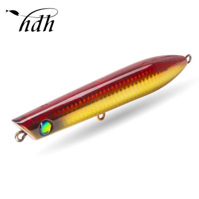 China ABS plastic top water saltwater pancing umpan hard bait snap 130mm snap fishing lure snap 130 for sea bass for sale