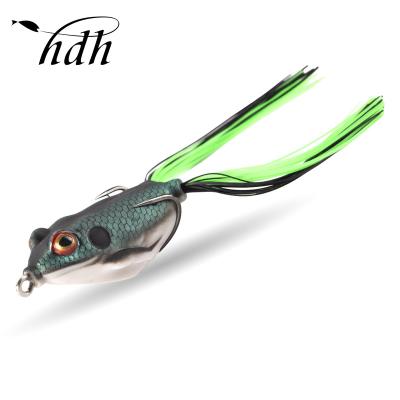 China Soft plastic fishing lure plastic ABS fishing tackle topwater china frog plastic artificial pescas wholesale iscas for sale