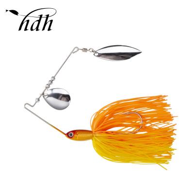 China Custom High Quality Spinning Metal Bait Spinner Deep Sea Skirts Metal Fishing Jig Fishing Lure for sale