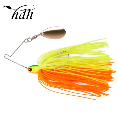 China Hot sale custom 2022 metal pesca isca metal artificial lures made in china swim bait spinner lure fishing for sale