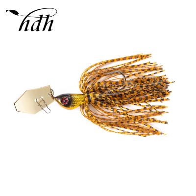 China Metal Saltwater Fishing Blades Silicone Skirt Jig Spinners Main Trout Jig Spinner Lure Fishing Rubber for sale