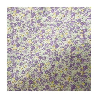 China Small Breathable Fabric Floral Printing 100% Cotton Fabric For Cloth for sale