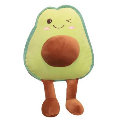 China Customized Plush Eco-Friendly Plush Avocado Pillow Toy Avocado Stuffed for sale