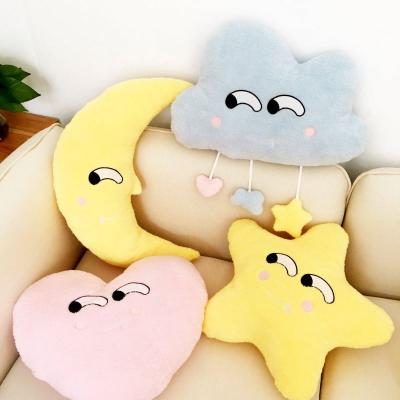 China Glowing Gift/Promtion Pillow Plush Star Cushion Pillow Plush Moon Cloud Heart Shape Home Decor for sale