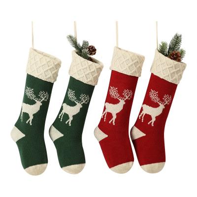 China Eco-Friendly Personalized Nordic Knit Christmas Storcking Pattern Amazon for sale