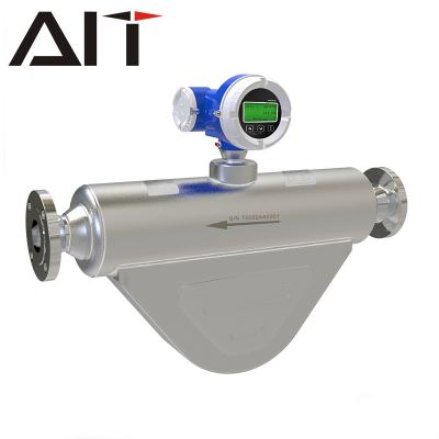 China Hot Selling 0.1% Accuracy Oil Tank Mass Flow Coriolis Mass Flow Meters ACF300 for sale