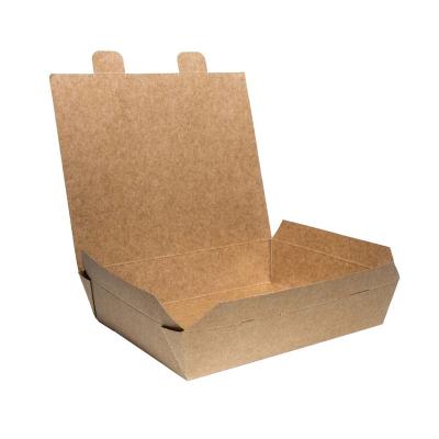 China Wholesale Cheap disposable container take out fast food packaging paper boxes with logo printing for sale