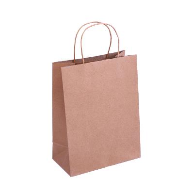 China Recycled Food Packaging Materials Handmade Coffee Bag Custom Paper Takeout Paper Bags for sale