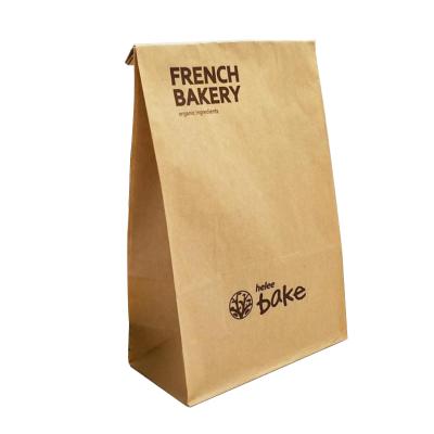 China Custom Waterproof Biodegradable Lunch Bag Waterproof Biodegradable Paper Bag Grocery Paper Bag Durable Food Packaging for sale