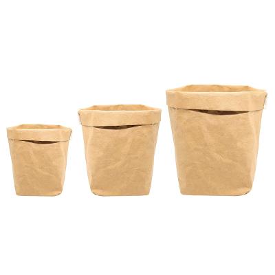 China Recycled Materials Food Carrying Washable Kraft Paper Bread Bag Kraft Paper Tissue Bag for sale