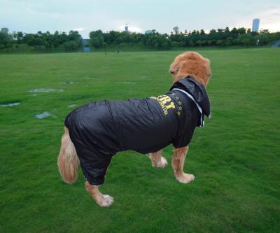 China Sustainable Dog Raincoat , Transparent Raincoat Pet Clothing Dog for sale