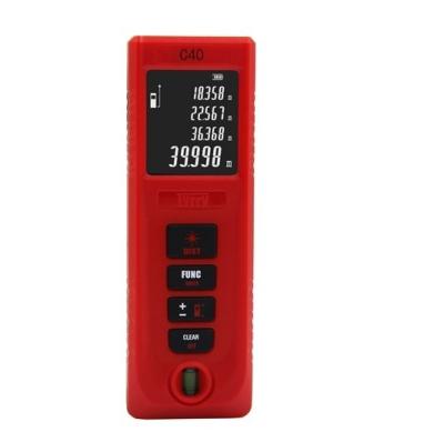 China High Precision 131ft Digital Laser Distance Meter With Backlit LCD Display 124*41*28.5mm for sale