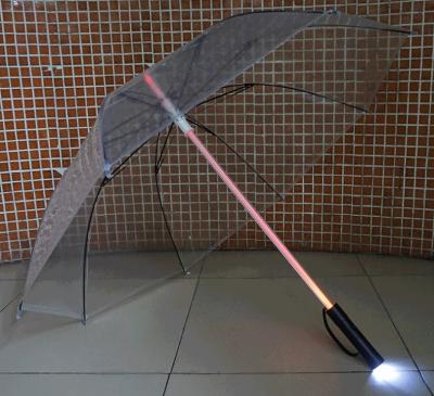 China Led Light Umbrella for Christmas Lightsaber Umbrella, LED Laser Sword Light Up Golf Umbrellas with 7 Colors Changing on Axis for sale