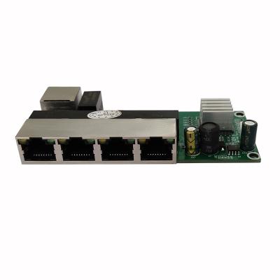 China LACP 5 port1000Mbps switch module is suitable for driving machine motherboard PCB gigabit network module integrated plug and play for sale