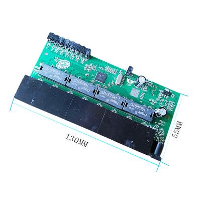 China Ethernet Switch Module PCBA Panel 8 Port Power Port Network Factory Manufacturer OEM Fast Switch 116*55mm for sale