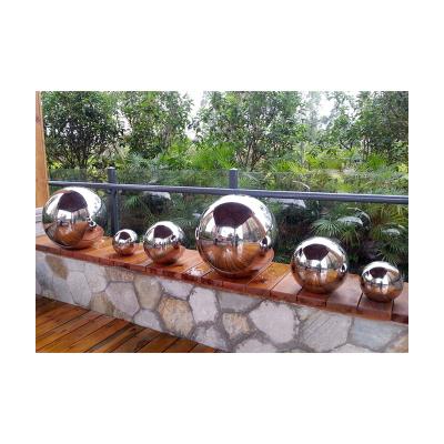 China Decorations wholesale small stainless steel sculpture sphere cavity fencing ball decoration stainless steel ball for sale