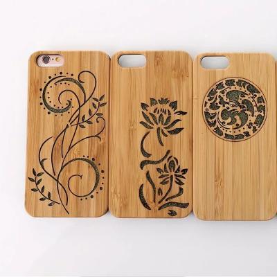 China Flip Case Cell Phone Accessories, Genuine Wood Grain Leather Phone Case For iphone 6 Case for sale