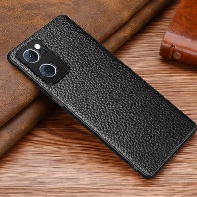 China 100% Real Luxury Shockproof Slim Leather Phone Cover Case For OPPO Reno 7 TPU Case for sale