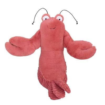 China New Design Plush Crab and Lobster Plush Toys Crawling Crab Stuffed Toys Microwavable Animal Stuffed Red Lobster Pillow for sale