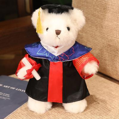 China Animals Teddy Bear Doctor Graduation Stuffed custom made wholesale Teddy Bear Plush Doll for plushies season plush graduates for sale