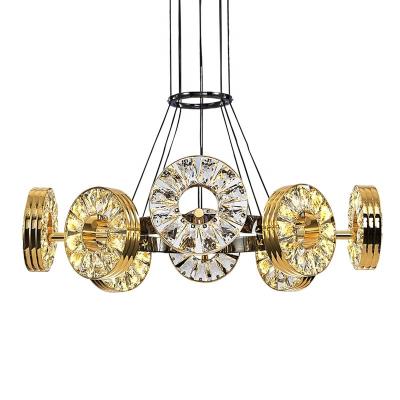 China Modern Egyptian crystal chandelier, indoor chandelier, large lampshade chandelier for sale