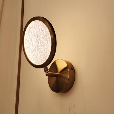 China Vintage Modern Nordic Gold Aluminum LED Home Decoration Wall Lamp for sale