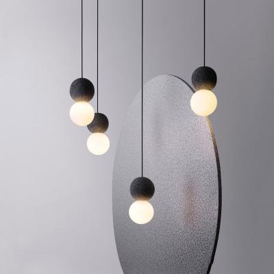 China Modern Post Modern Round Chandelier Resin Material Pendant Lamp Living Room Chandelier for sale