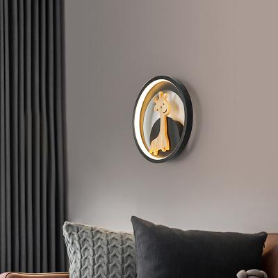 China Modern Dimmable Modern Wall Light LED Stripes Decorative Lamp Deer Wall Lamp For Living Roon for sale