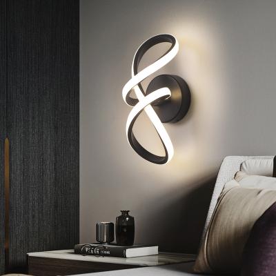 China Modern New Design Dimmable LED Wall Light Stripes Decorative Lamp Deer Wall Lamp For Living Roon for sale