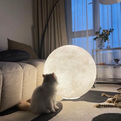 China Nordic Nordic Living Room Sofa Beside Creative Atmosphere Lamp Moon Floor Lamp for sale