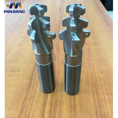 China Tungsten Cobalt Alloy Tungsten Carbide Solid End Mills For Turbines Fir Tree Cutter Christmas Milling Cutter for sale