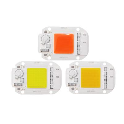 China Spotlights/grow led light/foold module 20w/30w /50w AC 220V~240V Smart IC Lamp Driverless DIY LED Chip Lighting LED COB Chip , 50w Led Chip COB for sale