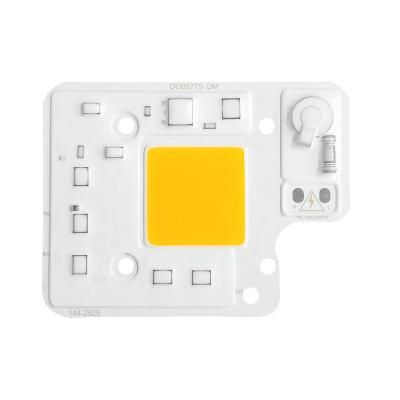 China Spotlight AC95V-265V Single Warm White AC COB LED Module With Onboard DOB Module Spotlight Downlight LED COB 50W Driver for sale