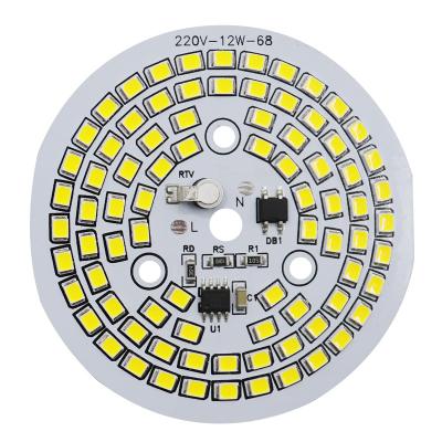 China Spotlights / Downlight / Track Light Driverless DOB Maker Integrated 5W 7W 9W 12W PCB SMD 2835 AC LED Module For Downlight LED Bulb Driver On Board DOB Module for sale