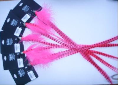 China Grizzly Feather Hair Clips for sale