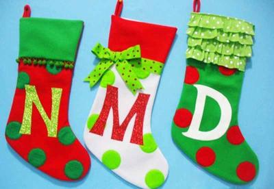 China Christmas stocking for sale