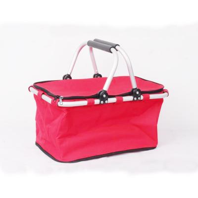 China Portable Folding Shopping and Picnic Basket for sale