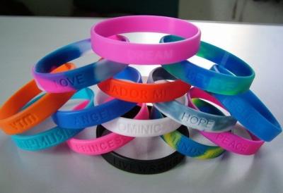 China Silicone Bracelet for sale